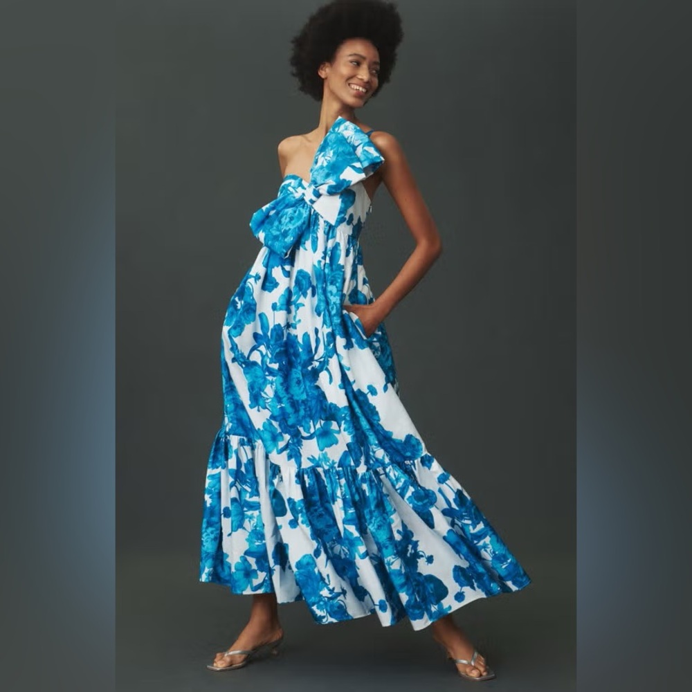 Anthropologie Atsu Sally Bow Dress